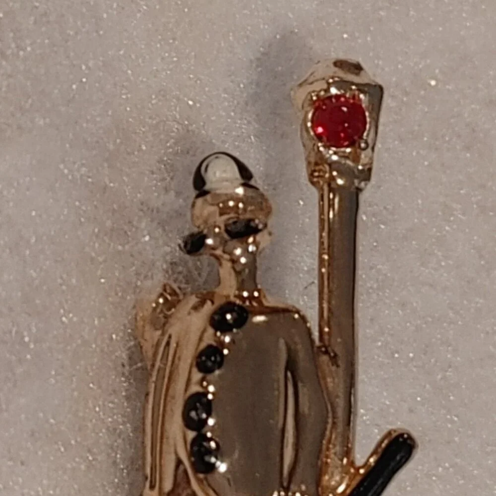 Vintage Figural Brooch British Police Officer Bobby